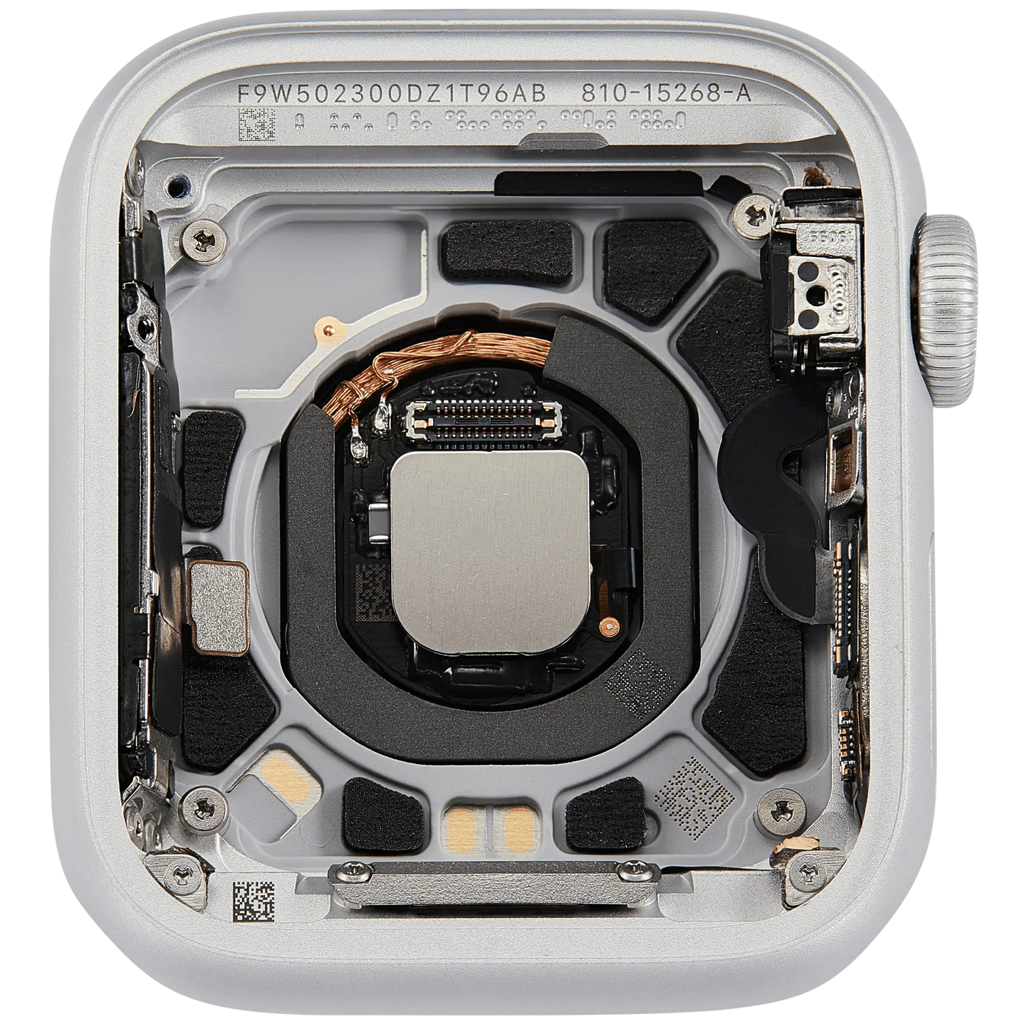 Housing Assembly Compatible For Watch Series SE 2nd (40MM) (Used OEM Pull: Grade A) (GPS Version) (Aluminum / Silver)