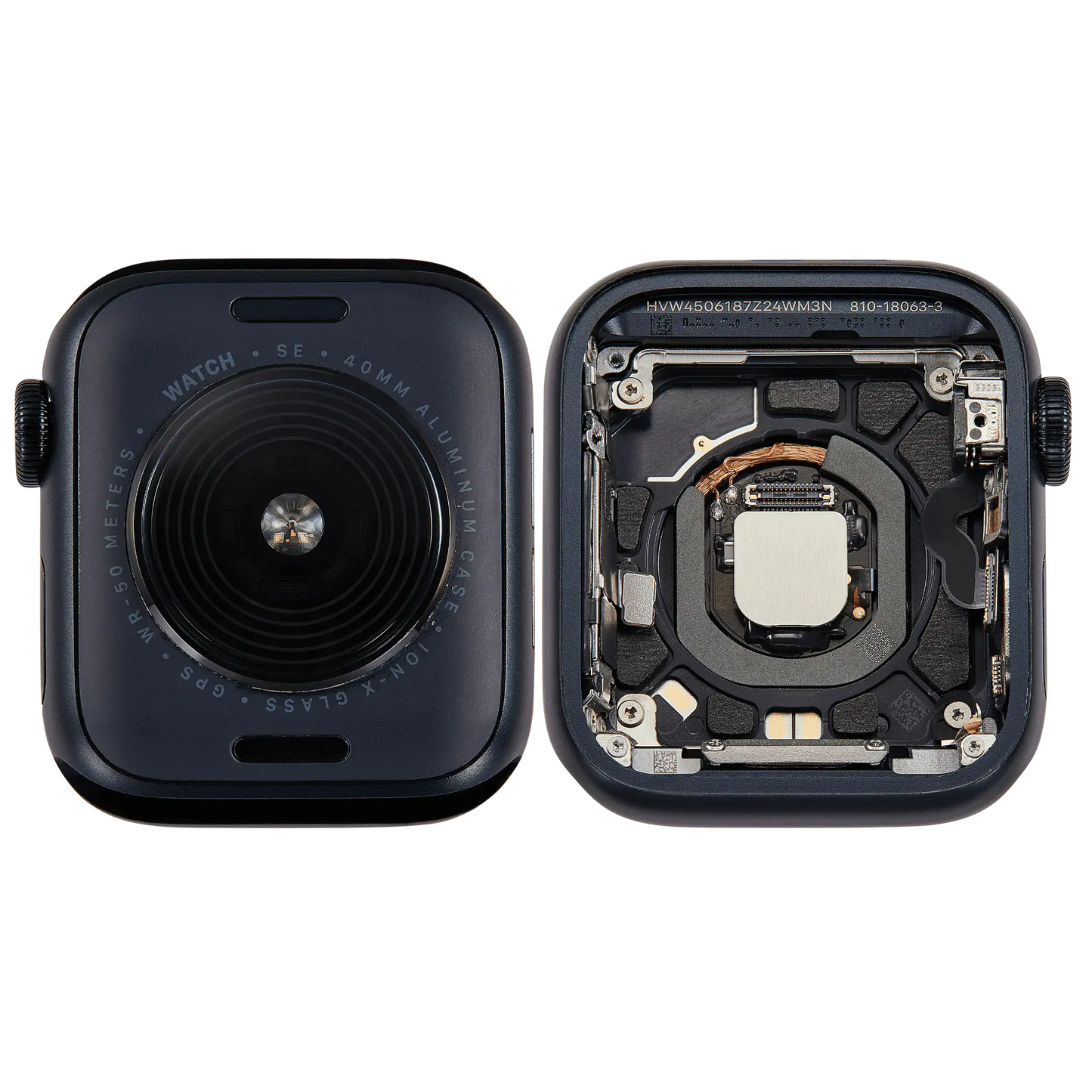 Housing Assembly Compatible For Watch Series SE 2nd (40MM) (Used OEM Pull: Grade A) (GPS Version) (Aluminum / Midnight)