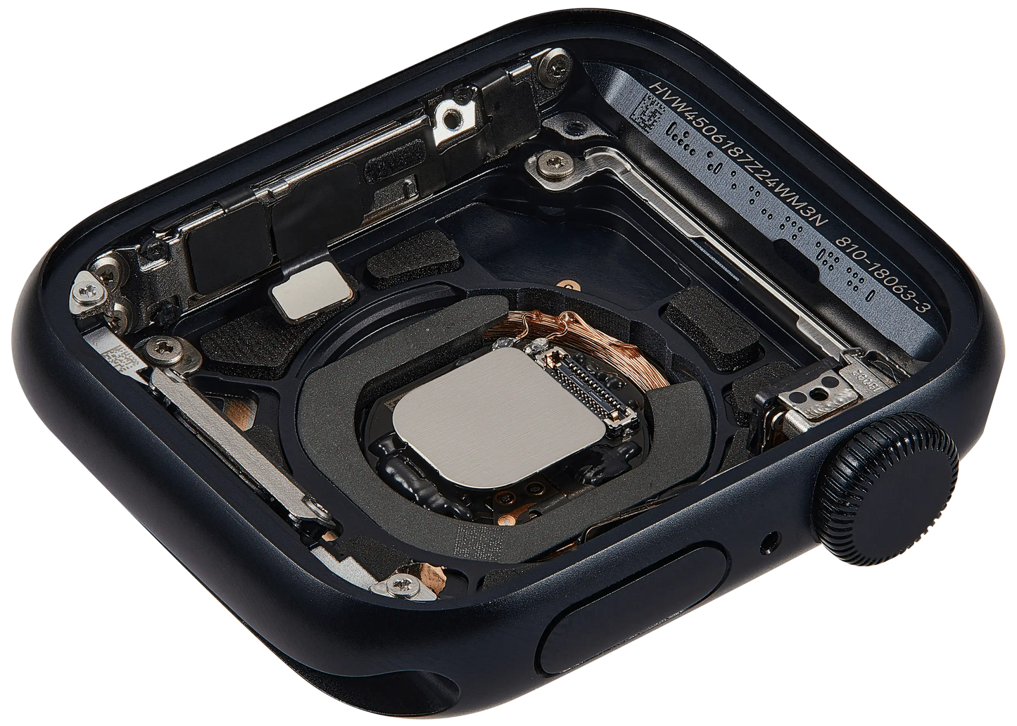 Housing Assembly Compatible For Watch Series SE 2nd (40MM) (Used OEM Pull: Grade A) (GPS Version) (Aluminum / Midnight)
