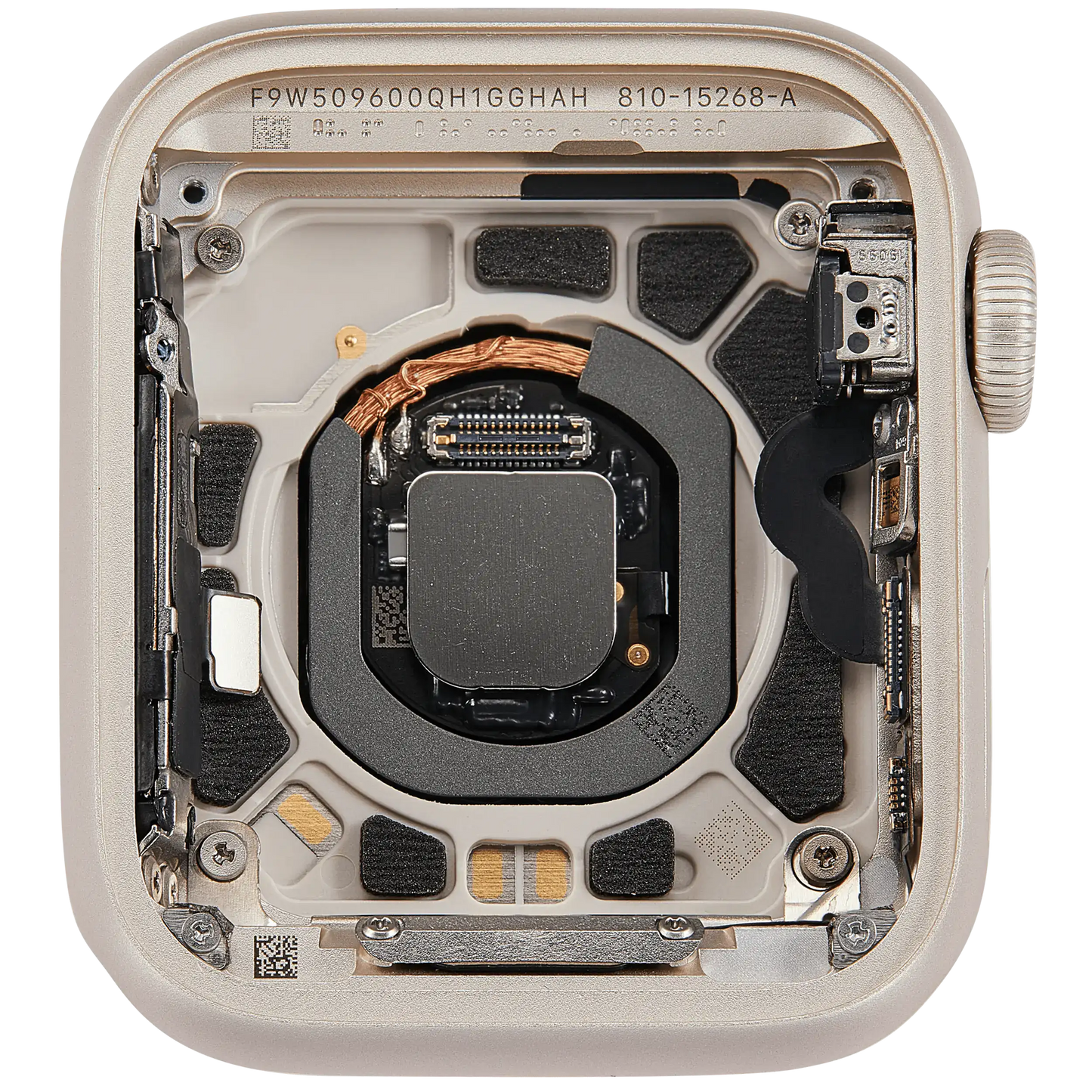 Housing Assembly Compatible For Watch Series SE 2nd (40MM) (Used OEM Pull: Grade A) (GPS Version) (Aluminum / Starlight)