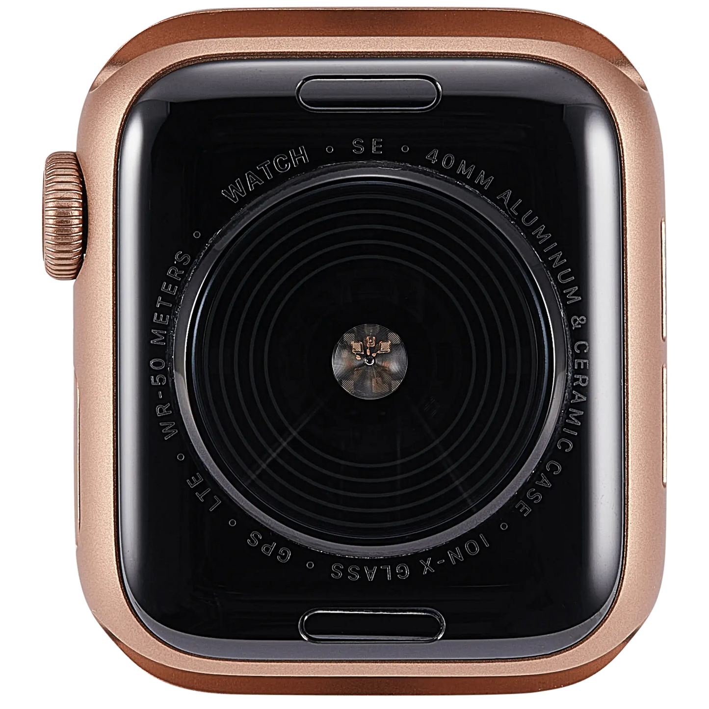 Housing Assembly Compatible For Watch Series SE 1st (40MM) (Used OEM Pull: Grade A) (Cellular Version) (Aluminum / Gold)