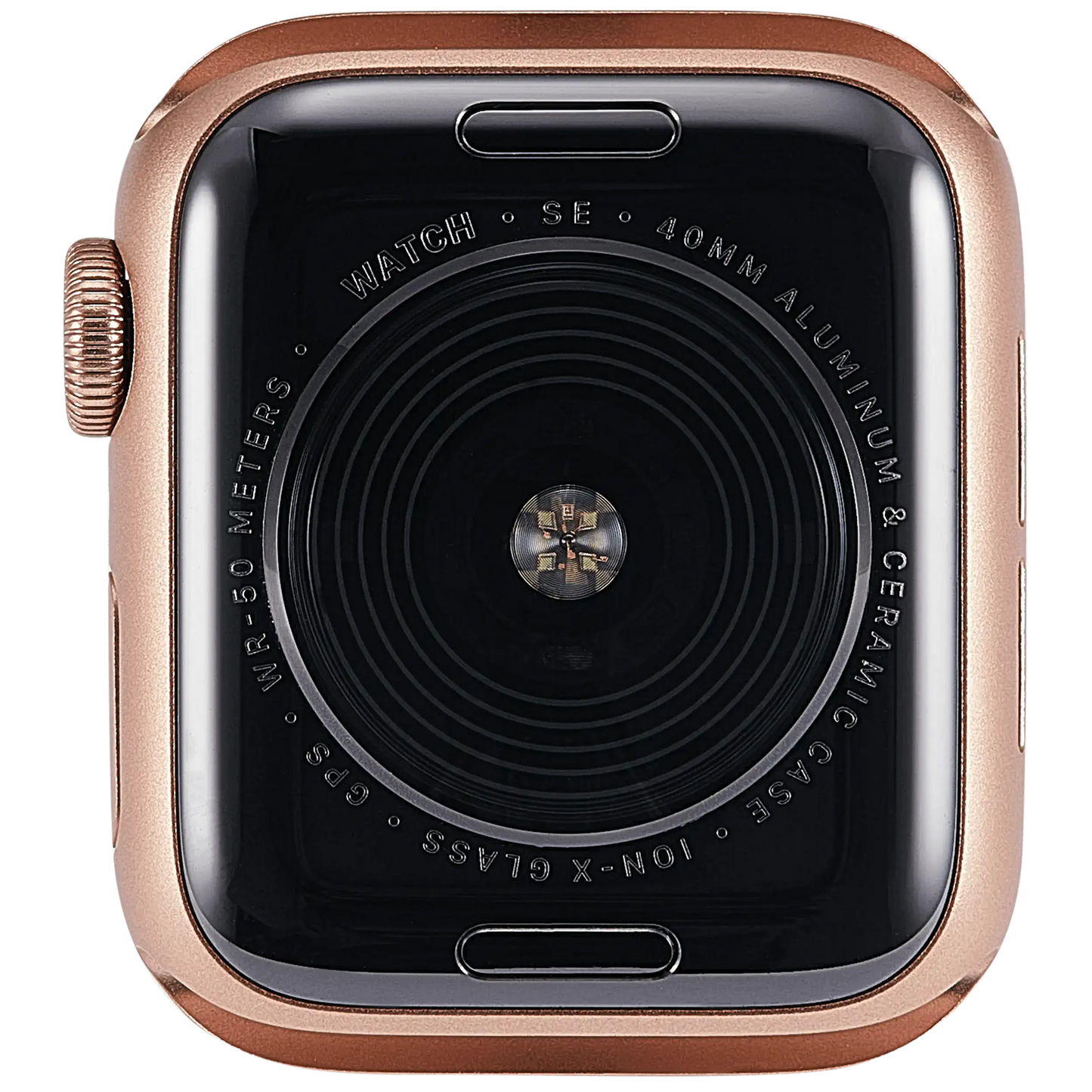 Housing Assembly Compatible For Watch Series SE 1st (40MM) (Used OEM Pull: Grade A) (GPS Version) (Aluminum / Gold)
