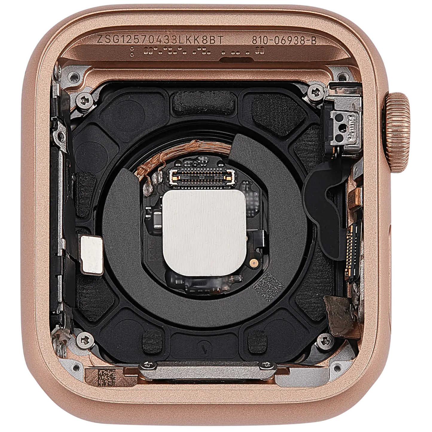 Housing Assembly Compatible For Watch Series SE 1st (40MM) (Used OEM Pull: Grade A) (GPS Version) (Aluminum / Gold)