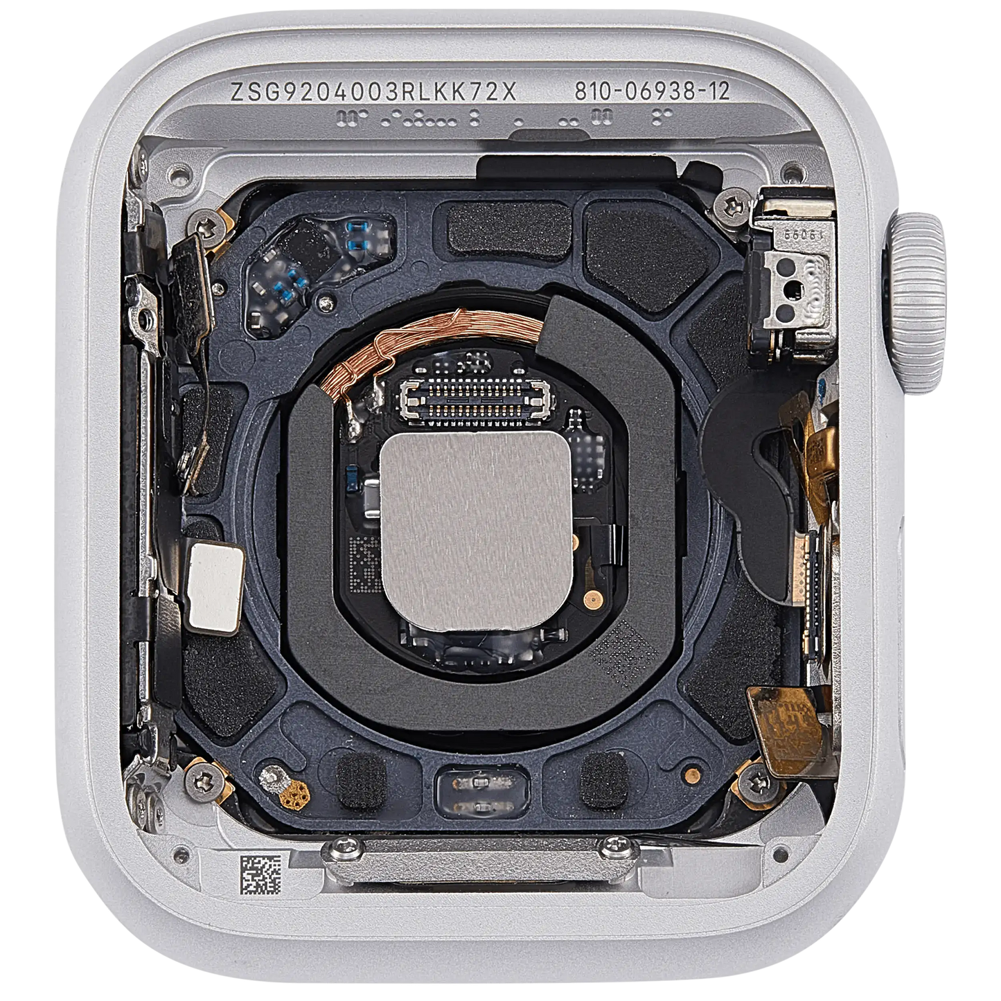 Housing Assembly Compatible For Watch Series SE 1st (40MM) (Used OEM Pull: Grade A) (Cellular Version) (Aluminum / Silver)