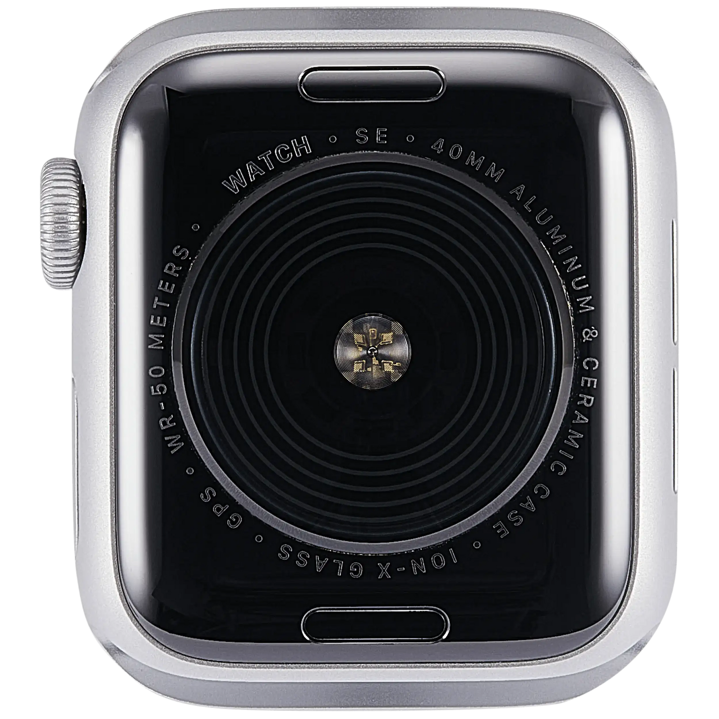 Housing Assembly Compatible For Watch Series SE 1st (40MM) (Used OEM Pull: Grade A) (GPS Version) (Aluminum / Silver)