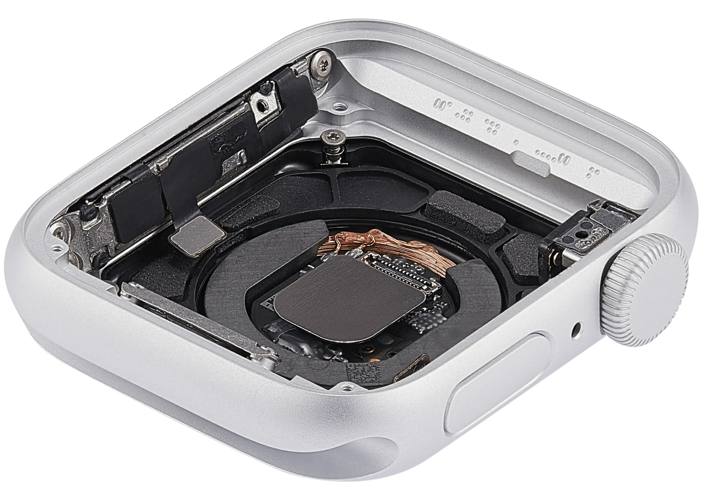 Housing Assembly Compatible For Watch Series SE 1st (40MM) (Used OEM Pull: Grade A) (GPS Version) (Aluminum / Silver)