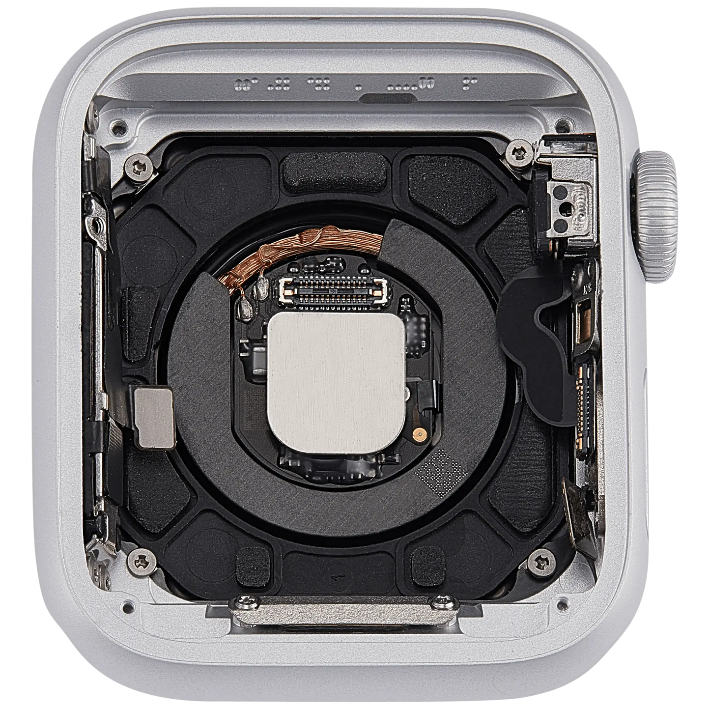 Housing Assembly Compatible For Watch Series SE 1st (40MM) (Used OEM Pull: Grade A) (GPS Version) (Aluminum / Silver)
