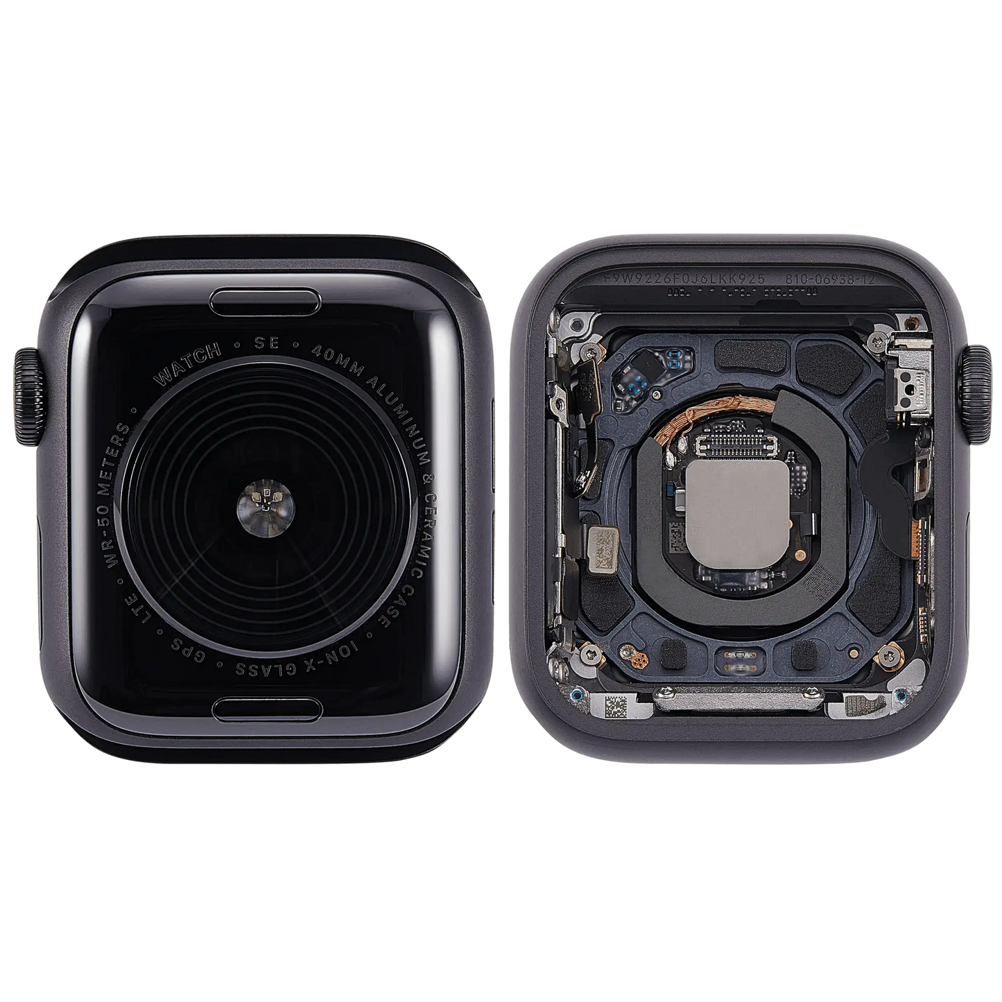 Housing Assembly Compatible For Watch Series SE 1st (40MM) (Used OEM Pull: Grade A) (Cellular Version) (Aluminum / Space Black)