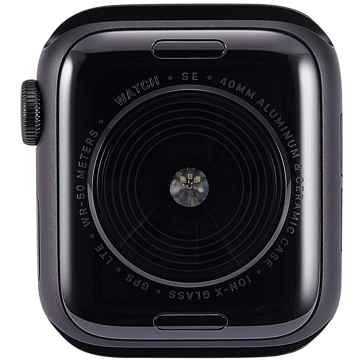 Housing Assembly Compatible For Watch Series SE 1st (40MM) (Used OEM Pull: Grade A) (Cellular Version) (Aluminum / Space Black)