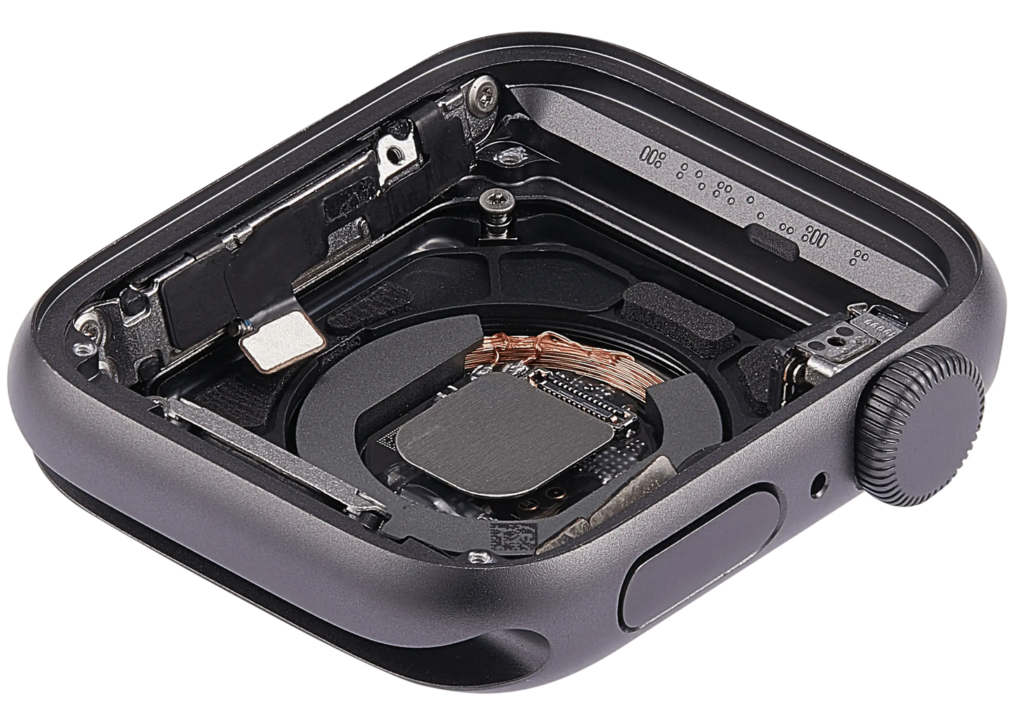 Housing Assembly Compatible For Watch Series SE 1st (40MM) (Used OEM Pull: Grade A) (GPS Version) (Aluminum / Space Black)