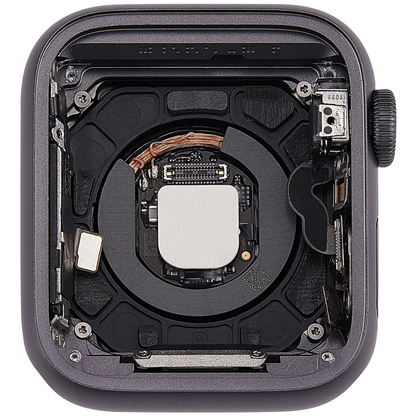 Housing Assembly Compatible For Watch Series SE 1st (40MM) (Used OEM Pull: Grade A) (GPS Version) (Aluminum / Space Black)