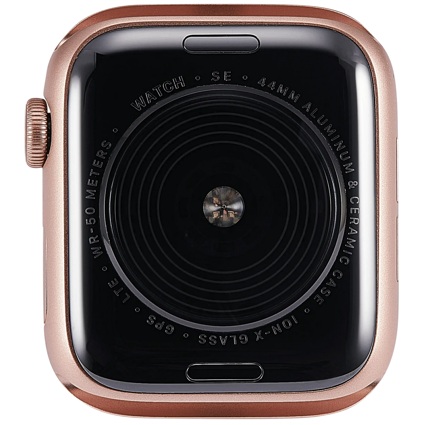 Housing Assembly Compatible For Watch Series SE 1st (44MM) (Used OEM Pull: Grade A) (Cellular Version) (Aluminum / Gold)