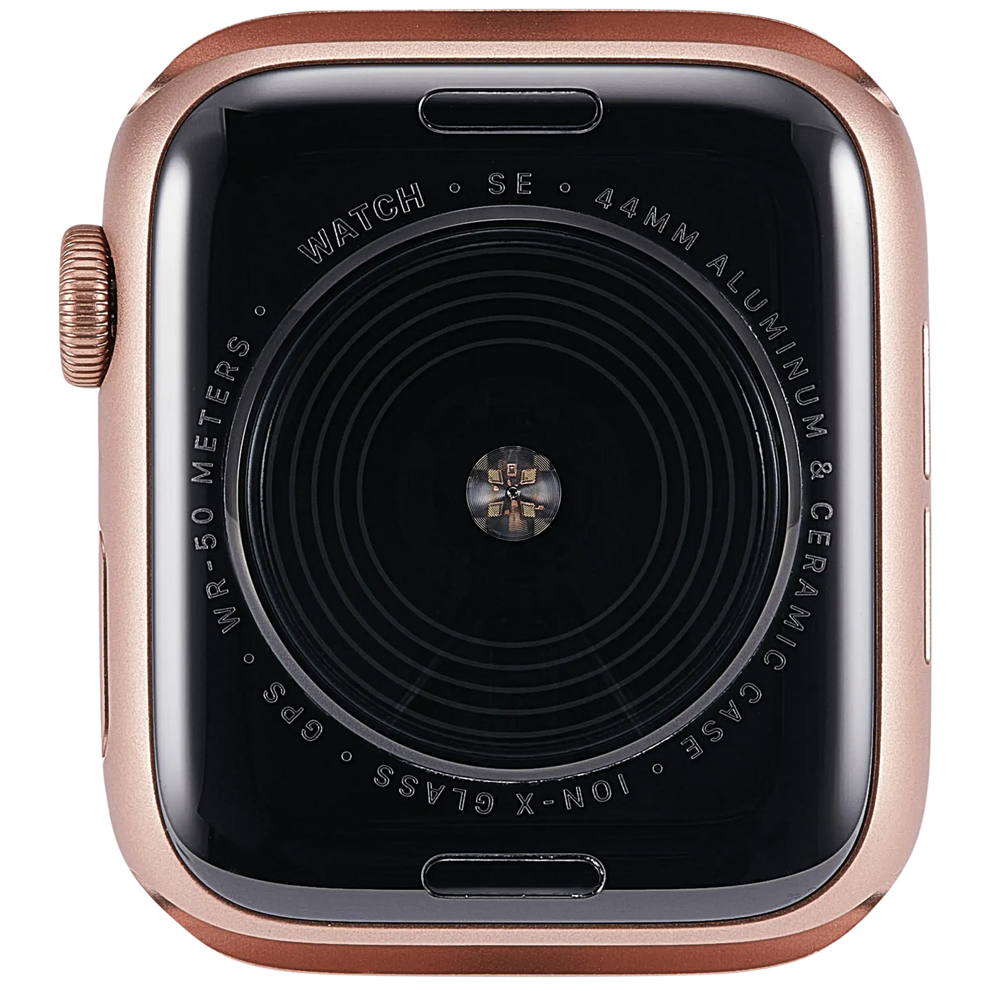 Housing Assembly Compatible For Watch Series SE 1st (44MM) (Used OEM Pull: Grade A) (GPS Version) (Aluminum / Gold)