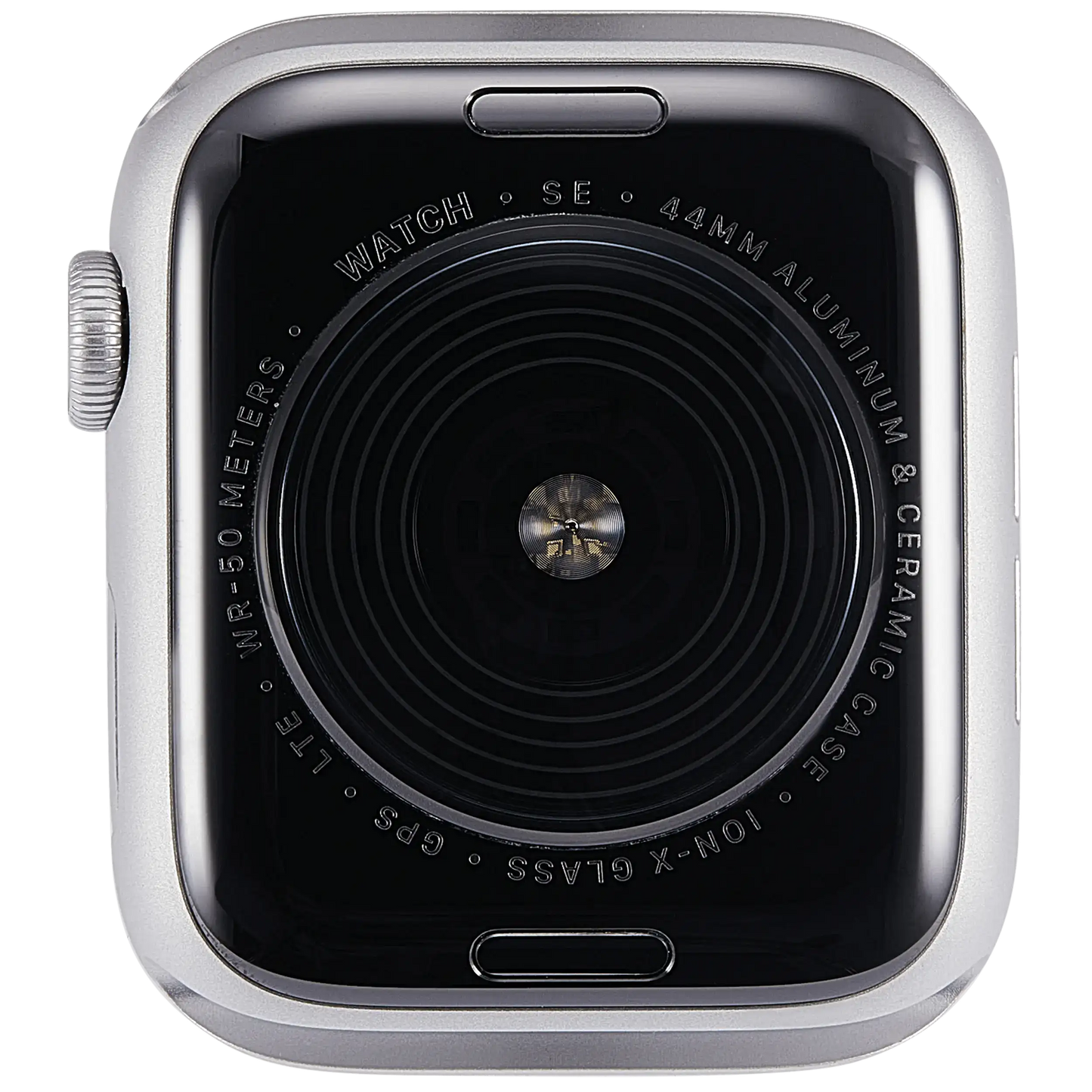 Housing Assembly Compatible For Watch Series SE 1st (44MM) (Used OEM Pull: Grade A) (Cellular Version) (Aluminum / Silver)