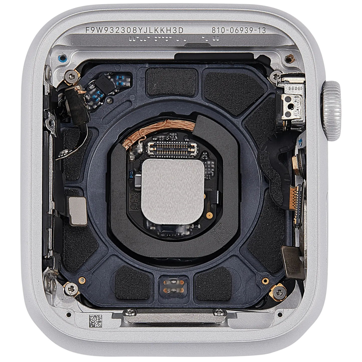 Housing Assembly Compatible For Watch Series SE 1st (44MM) (Used OEM Pull: Grade A) (Cellular Version) (Aluminum / Silver)
