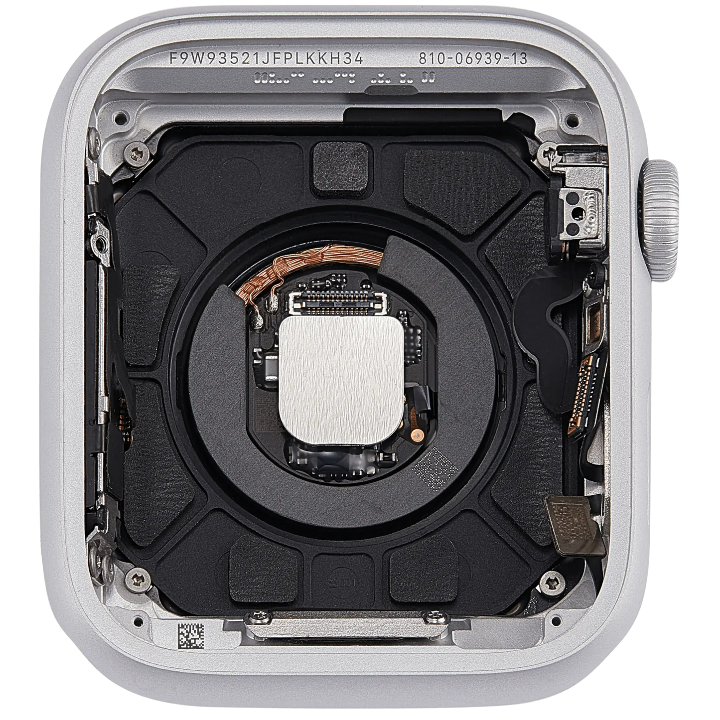 Housing Assembly Compatible For Watch Series SE 1st (44MM) (Used OEM Pull: Grade A) (GPS Version) (Aluminum / Silver)