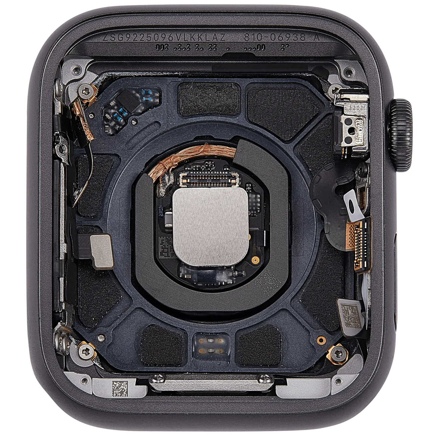 Housing Assembly Compatible For Watch Series SE 1st (44MM) (Used OEM Pull: Grade A) (Cellular Version) (Aluminum / Space Black)