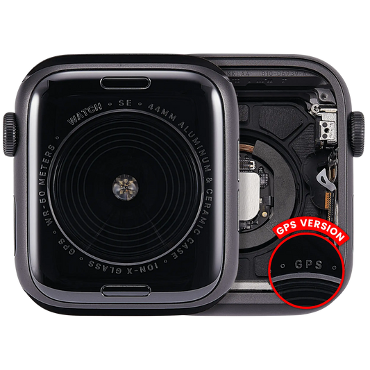 Housing Assembly Compatible For Watch Series SE 1st (44MM) (Used OEM Pull: Grade A) (GPS Version) (Aluminum / Space Black)