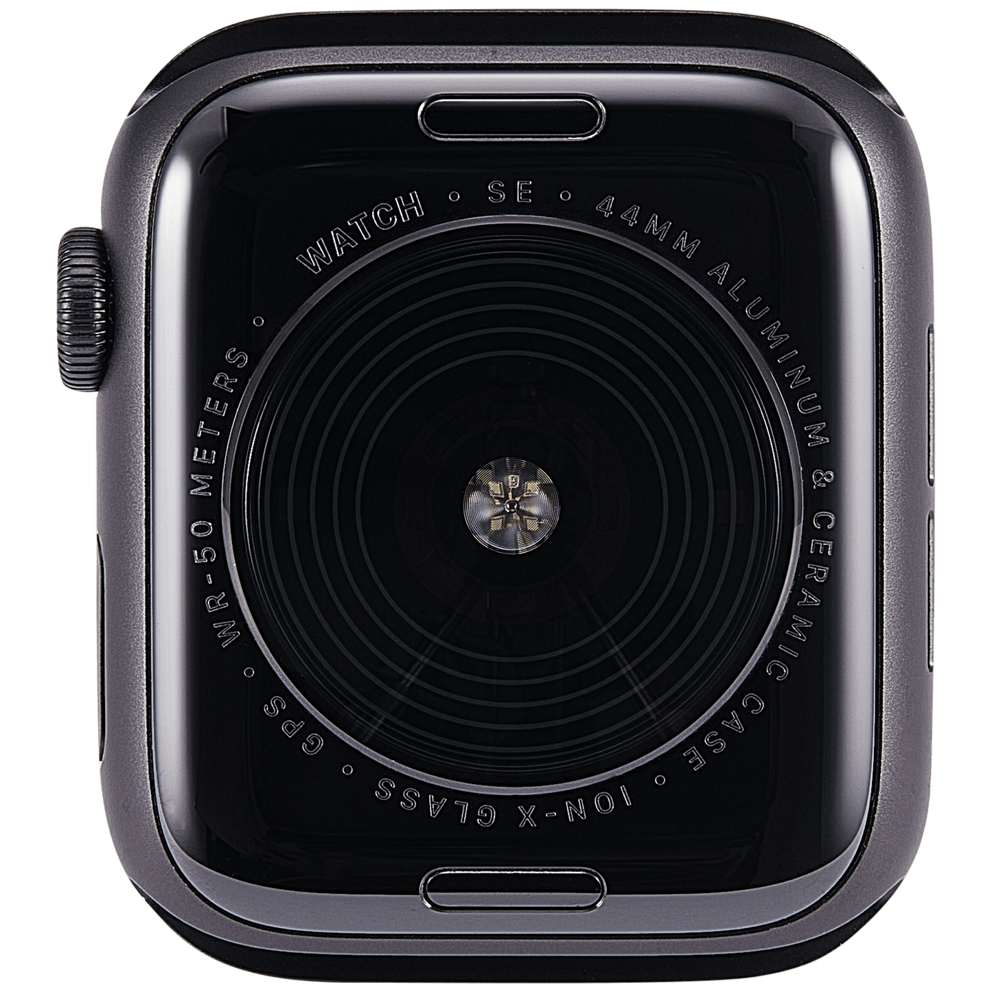 Housing Assembly Compatible For Watch Series SE 1st (44MM) (Used OEM Pull: Grade A) (GPS Version) (Aluminum / Space Black)