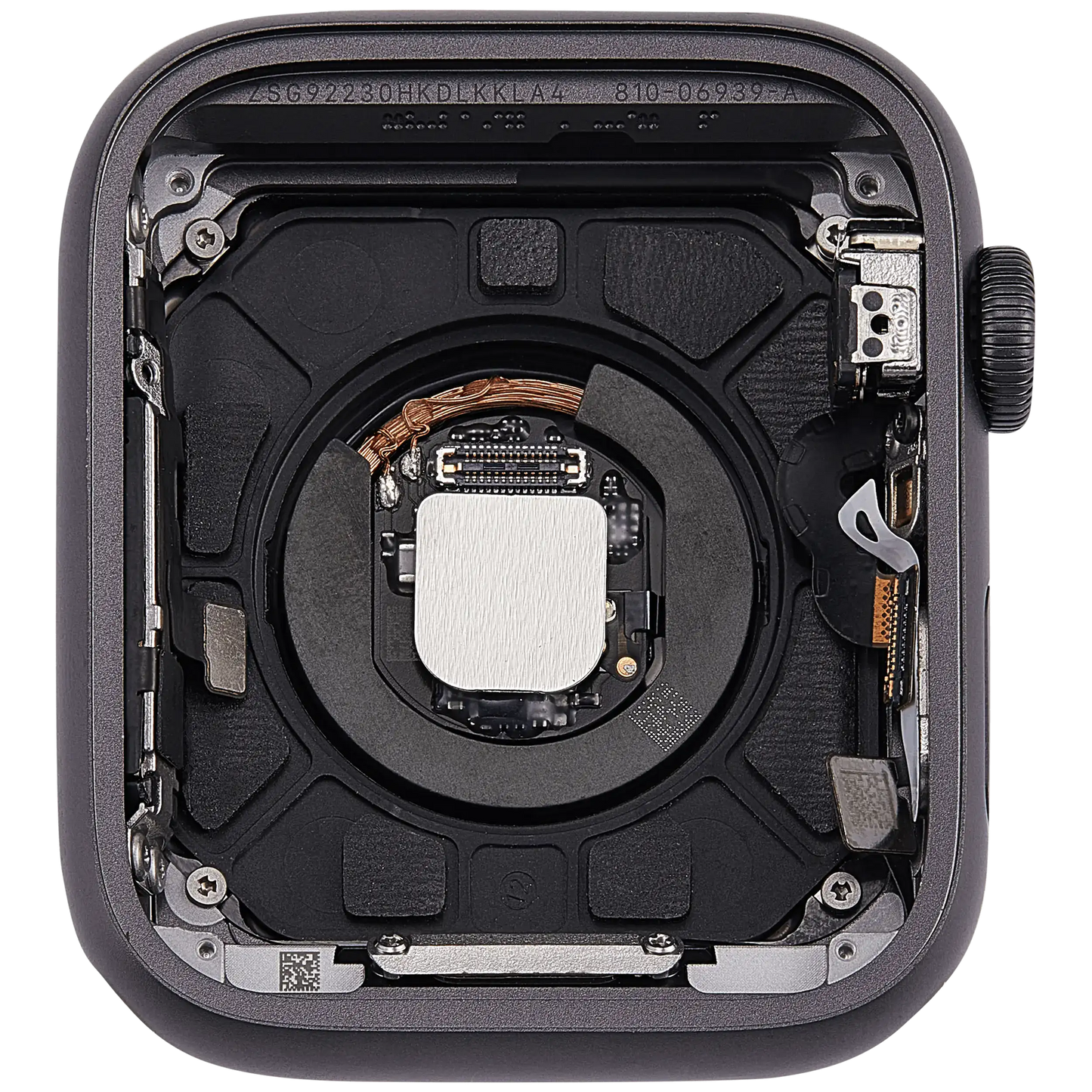 Housing Assembly Compatible For Watch Series SE 1st (44MM) (Used OEM Pull: Grade A) (GPS Version) (Aluminum / Space Black)