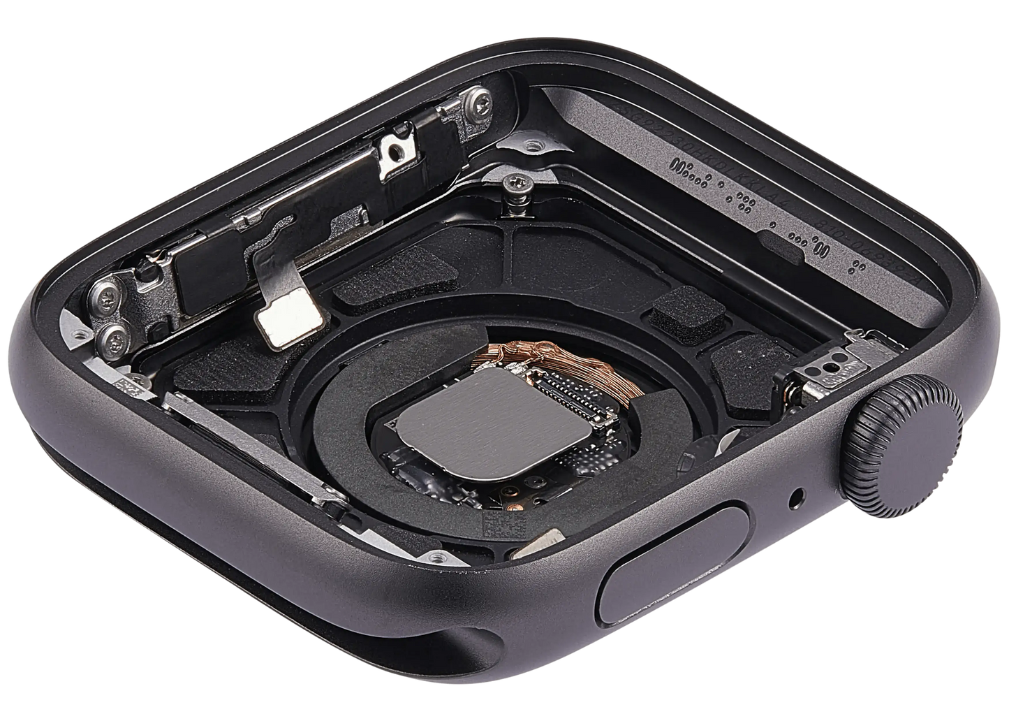 Housing Assembly Compatible For Watch Series SE 1st (44MM) (Used OEM Pull: Grade A) (GPS Version) (Aluminum / Space Black)