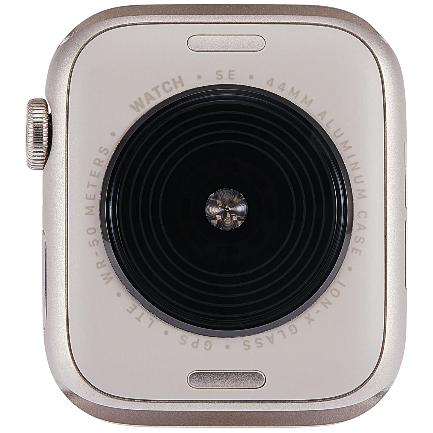 Housing Assembly Compatible For Watch Series SE 2nd (44MM) (Used OEM Pull: Grade A) (Cellular Version) (Aluminum / Starlight)