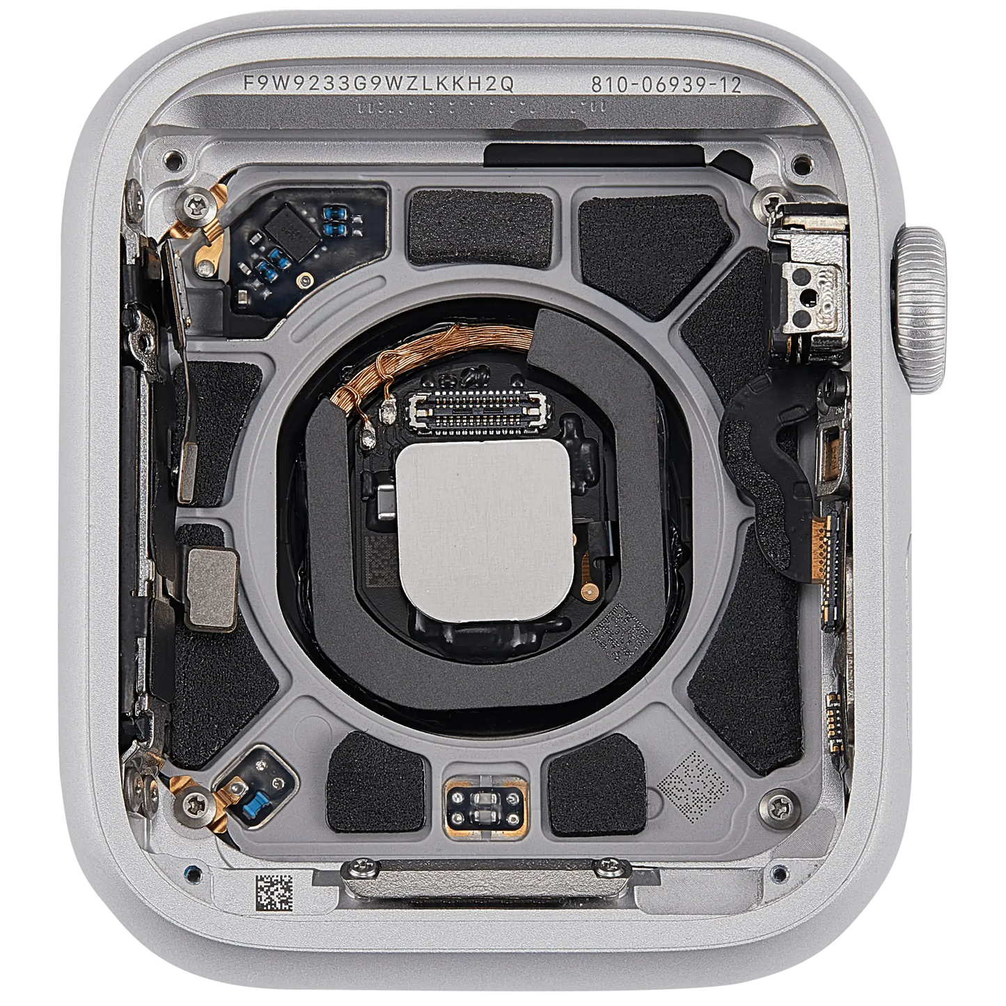 Housing Assembly Compatible For Watch Series SE 2nd (44MM) (Used OEM Pull: Grade A) (Cellular Version) (Aluminum / Silver)