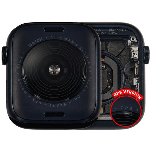 Housing Assembly Compatible For Watch Series SE 2nd (44MM) (Used OEM Pull: Grade A) (GPS Version) (Aluminum / Midnight)