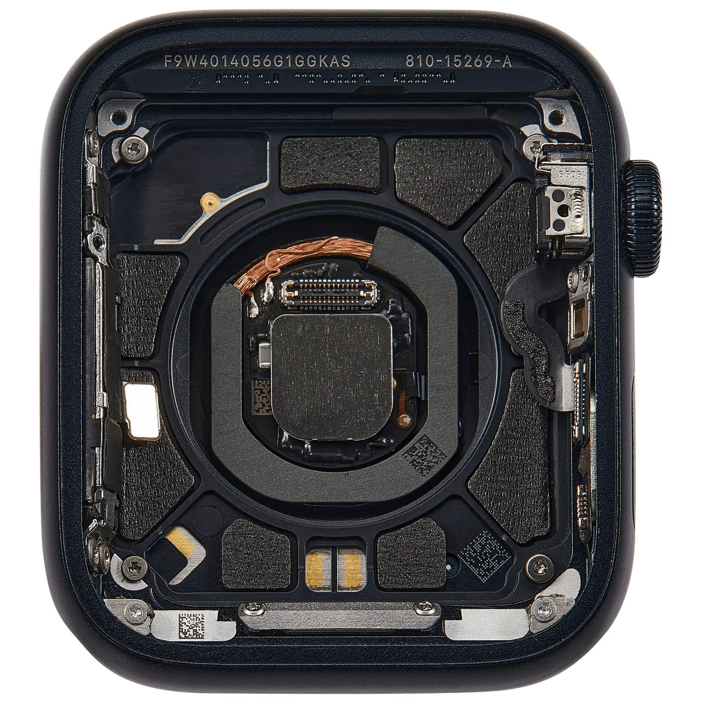Housing Assembly Compatible For Watch Series SE 2nd (44MM) (Used OEM Pull: Grade A) (GPS Version) (Aluminum / Midnight)