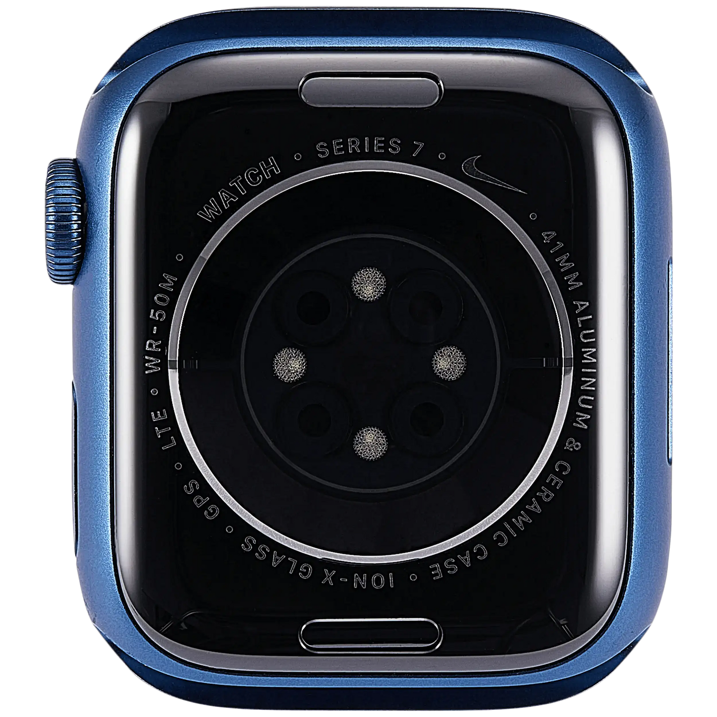 Housing Assembly Compatible For Watch Series 7 (41MM) (Used OEM Pull: Grade A) (Cellular Version) (Aluminum / Blue)