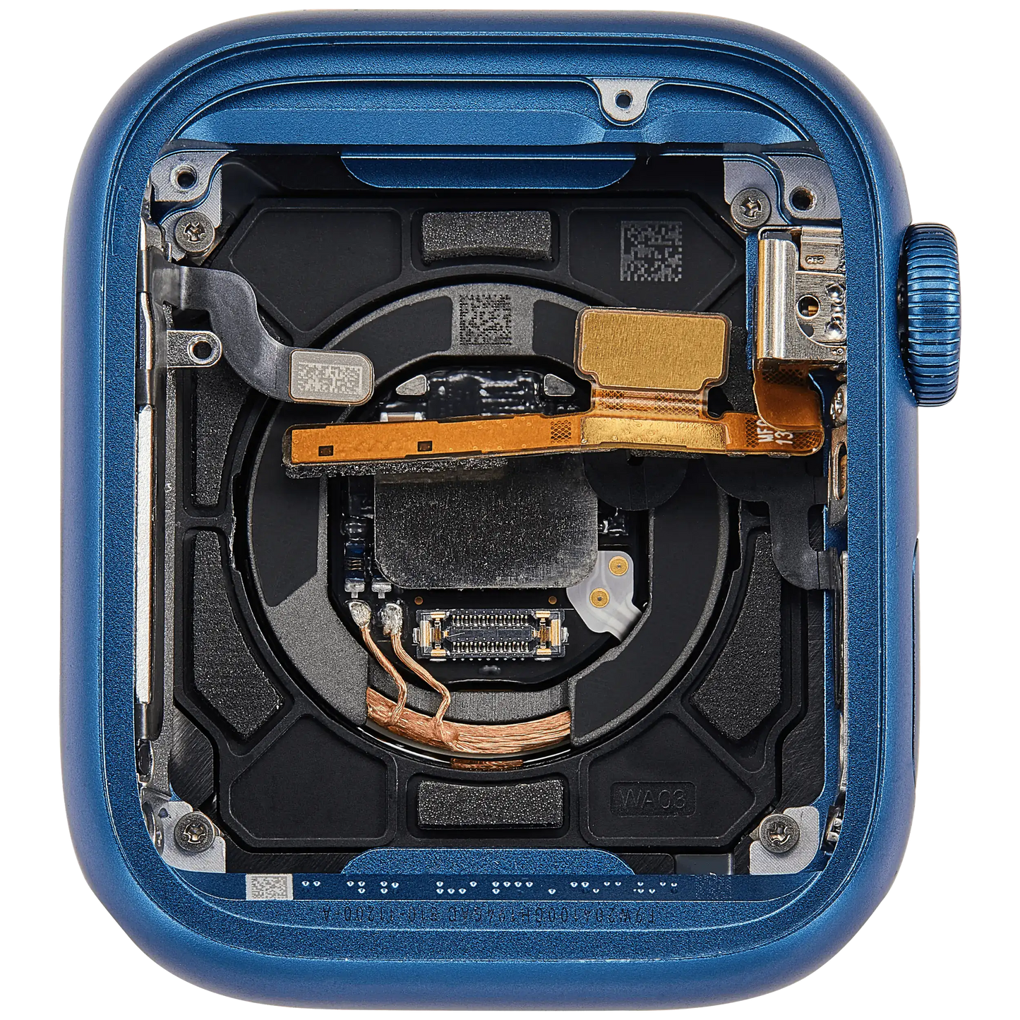 Housing Assembly Compatible For Watch Series 7 (41MM) (Used OEM Pull: Grade A) (GPS Version) (Aluminum / Blue)