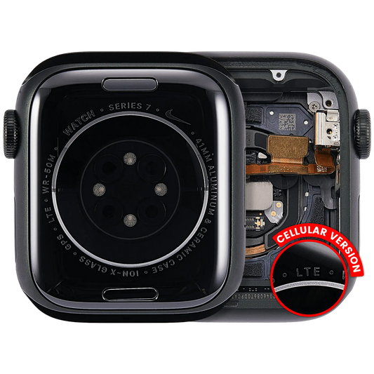 Housing Assembly Compatible For Watch Series 7 (41MM) (Used OEM Pull: Grade A) (Cellular Version) (Aluminum / Green)