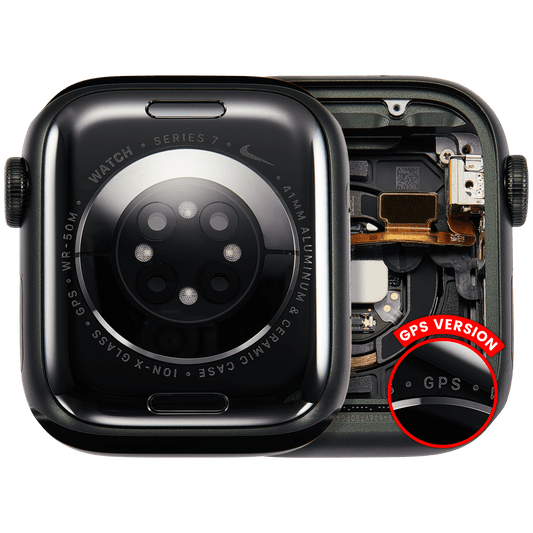 Housing Assembly Compatible For Watch Series 7 (41MM) (Used OEM Pull: Grade A) (GPS Version) (Aluminum / Green)