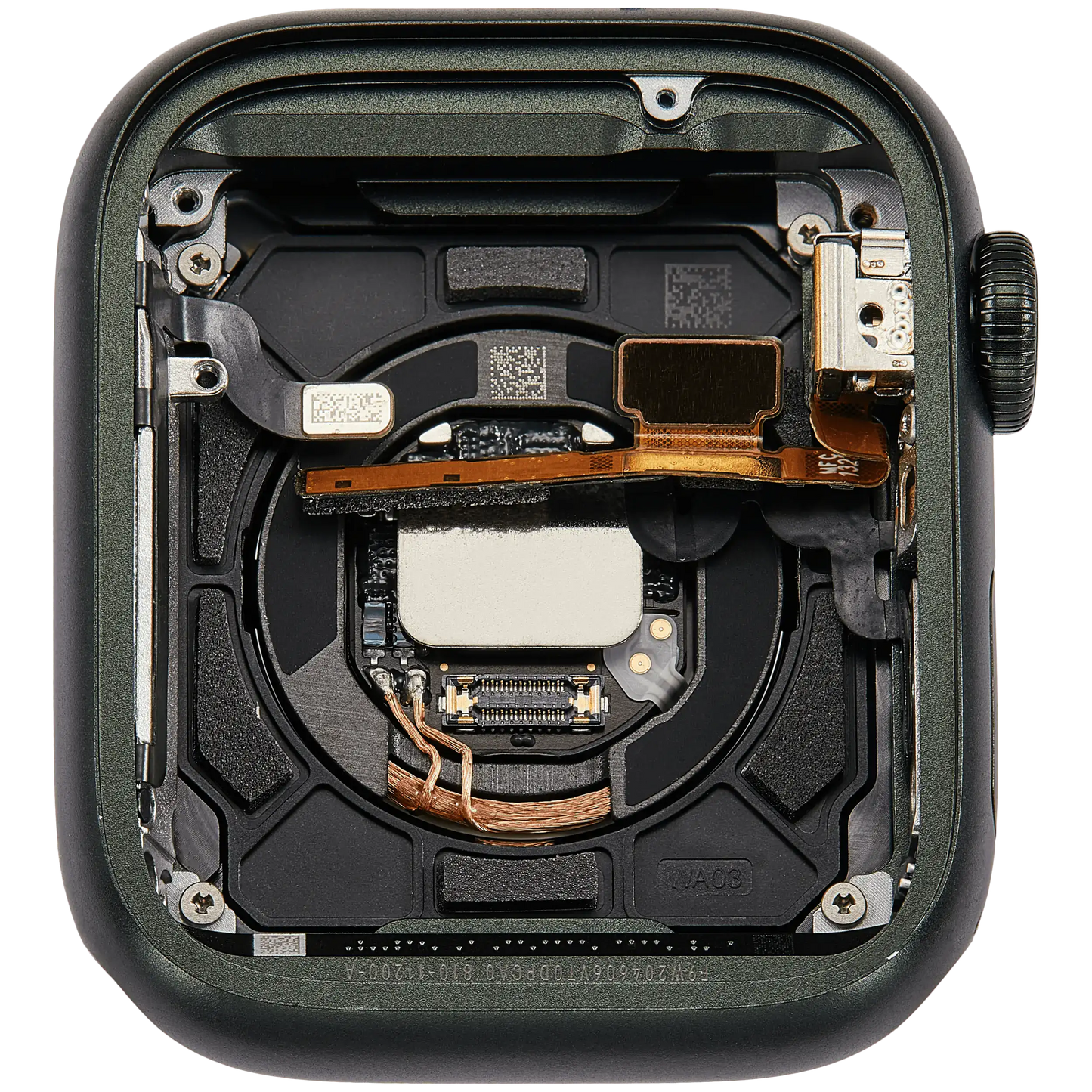 Housing Assembly Compatible For Watch Series 7 (41MM) (Used OEM Pull: Grade A) (GPS Version) (Aluminum / Green)
