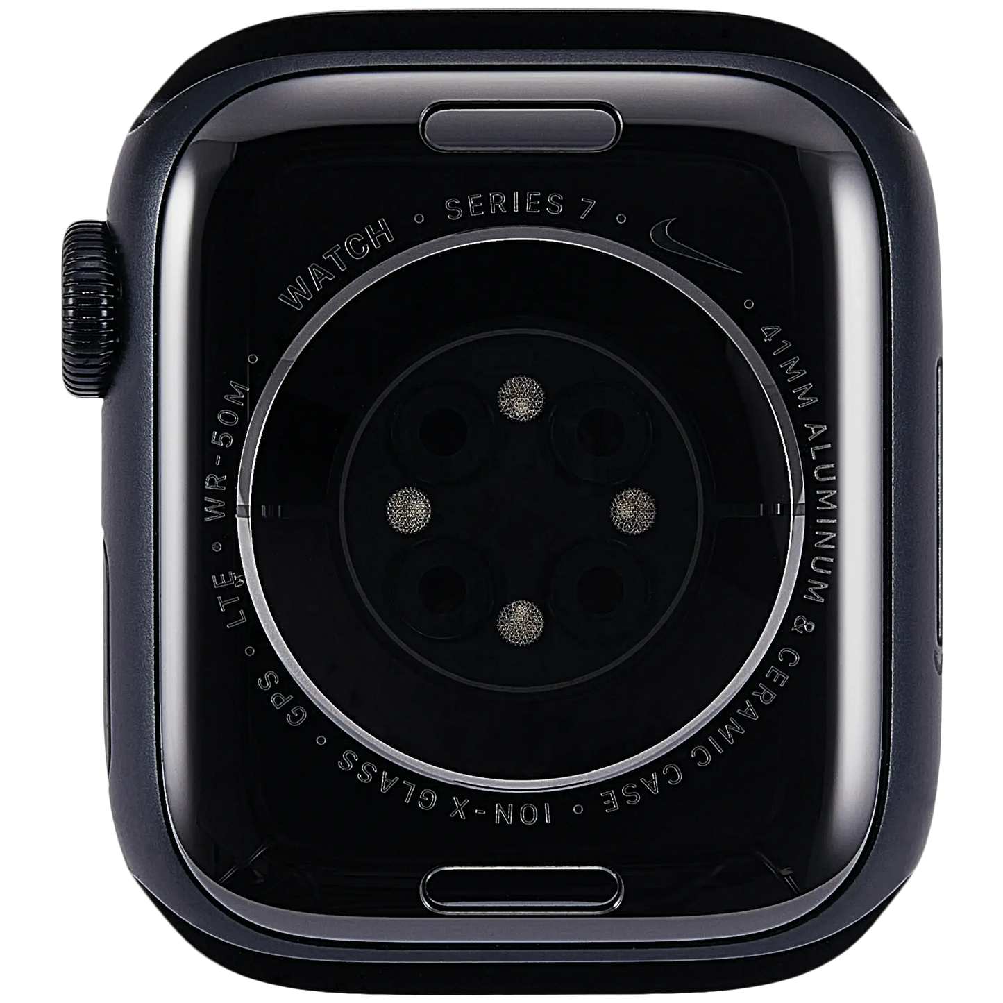 Housing Assembly Compatible For Watch Series 7 (41MM) (Used OEM Pull: Grade A) (Cellular Version) (Aluminum / Space Black)