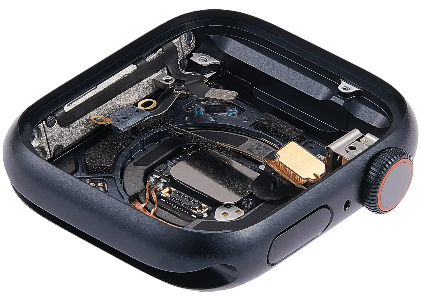 Housing Assembly Compatible For Watch Series 7 (41MM) (Used OEM Pull: Grade A) (Cellular Version) (Aluminum / Space Black)