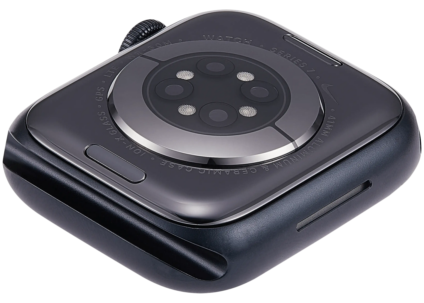 Housing Assembly Compatible For Watch Series 7 (41MM) (Used OEM Pull: Grade A) (Cellular Version) (Aluminum / Space Black)