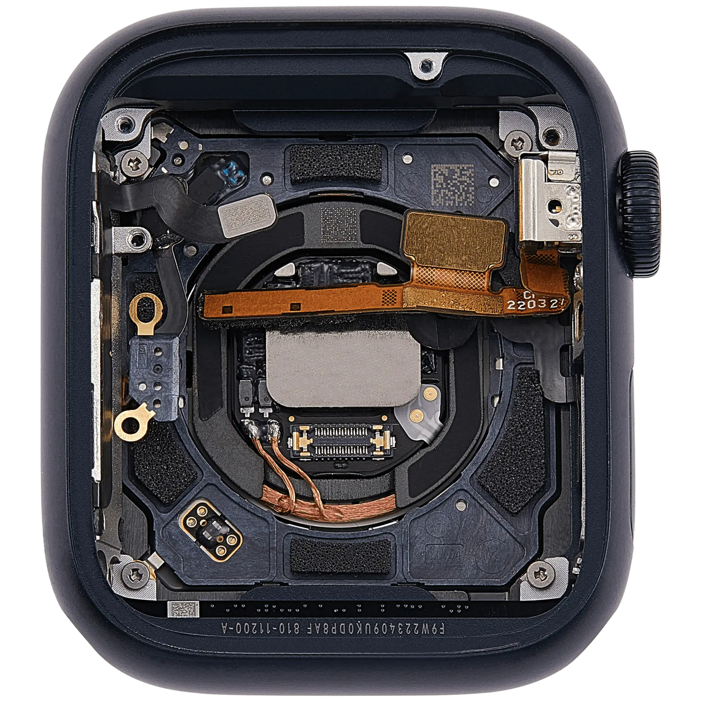 Housing Assembly Compatible For Watch Series 7 (41MM) (Used OEM Pull: Grade A) (Cellular Version) (Aluminum / Space Black)