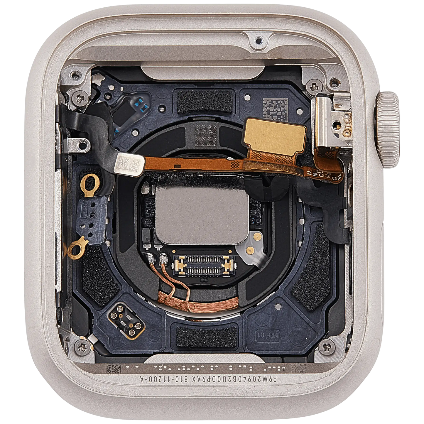 Housing Assembly Compatible For Watch Series 7 (41MM) (Used OEM Pull: Grade A) (Cellular Version) (Aluminum / Starlight)
