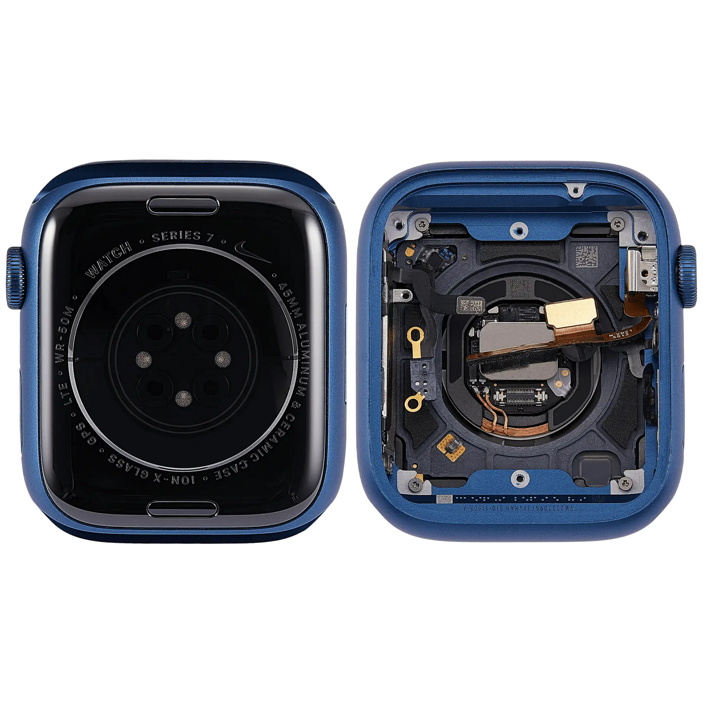 Housing Assembly Compatible For Watch Series 7 (45MM) (Used OEM Pull: Grade A) (Cellular Version) (Aluminum / Blue)