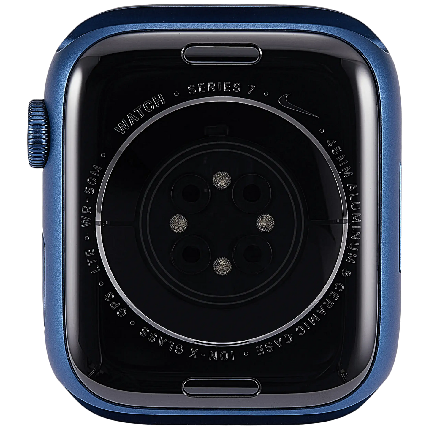 Housing Assembly Compatible For Watch Series 7 (45MM) (Used OEM Pull: Grade A) (Cellular Version) (Aluminum / Blue)