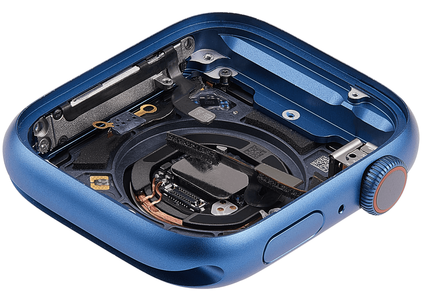 Housing Assembly Compatible For Watch Series 7 (45MM) (Used OEM Pull: Grade A) (Cellular Version) (Aluminum / Blue)