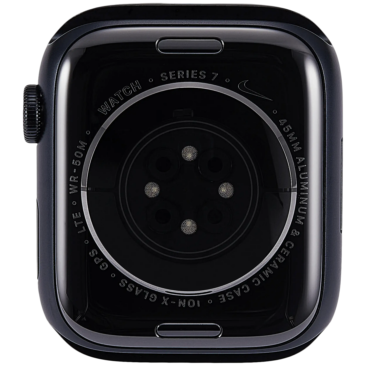 Housing Assembly Compatible For Watch Series 7 (45MM) (Used OEM Pull: Grade A) (Cellular Version) (Aluminum / Space Black)