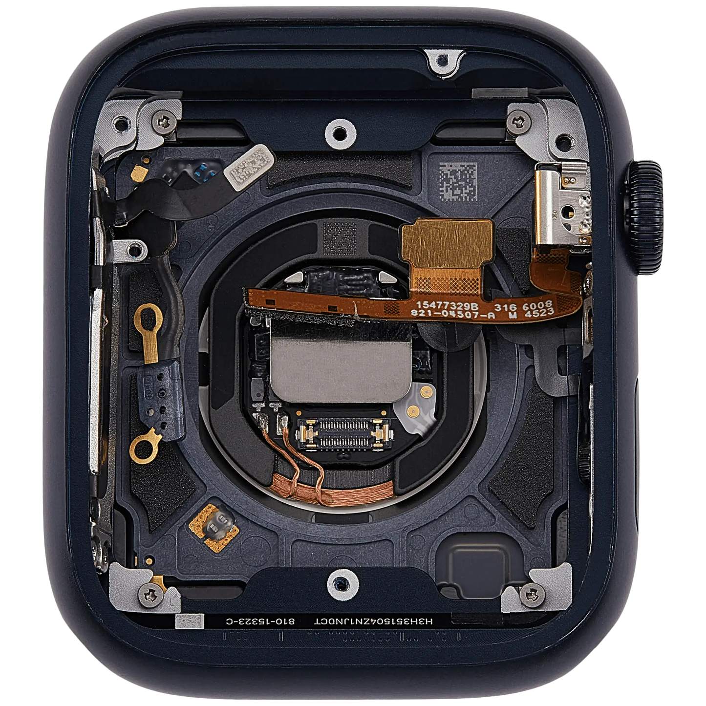 Housing Assembly Compatible For Watch Series 7 (45MM) (Used OEM Pull: Grade A) (Cellular Version) (Aluminum / Space Black)