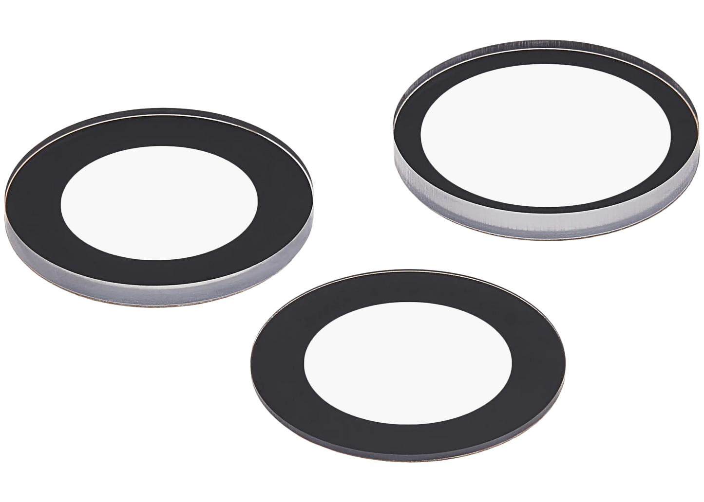 Back Camera Lens (Glass Only) With Adhesive For iphone 17 Pro / 17 Pro Max (3 piece set) (Real Sapphire) (Premium) (10 Pack)
