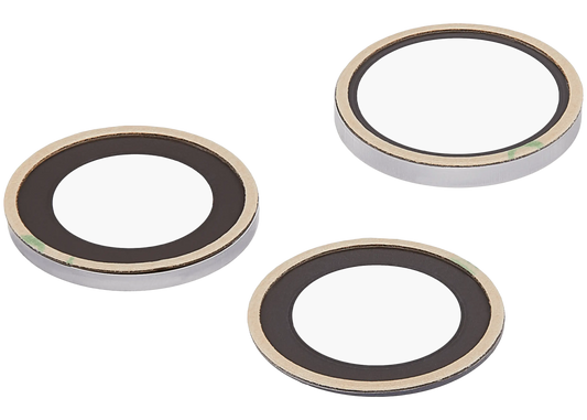Back Camera Lens (Glass Only) With Adhesive For iphone 17 Pro / 17 Pro Max (3 piece set) (Real Sapphire) (Premium) (10 Pack)