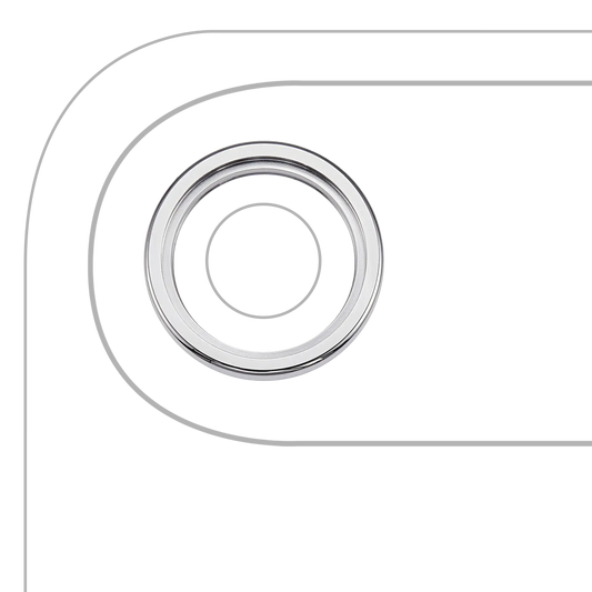 Back Camera Bezel Ring Only For iPhone Air (Cloud White)