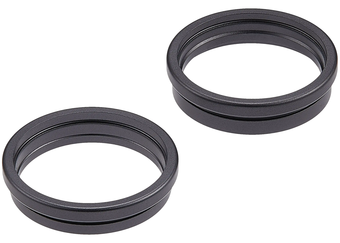 Back Camera Bezel Ring Only For iPhone 17 (Black) (2 Piece Set)