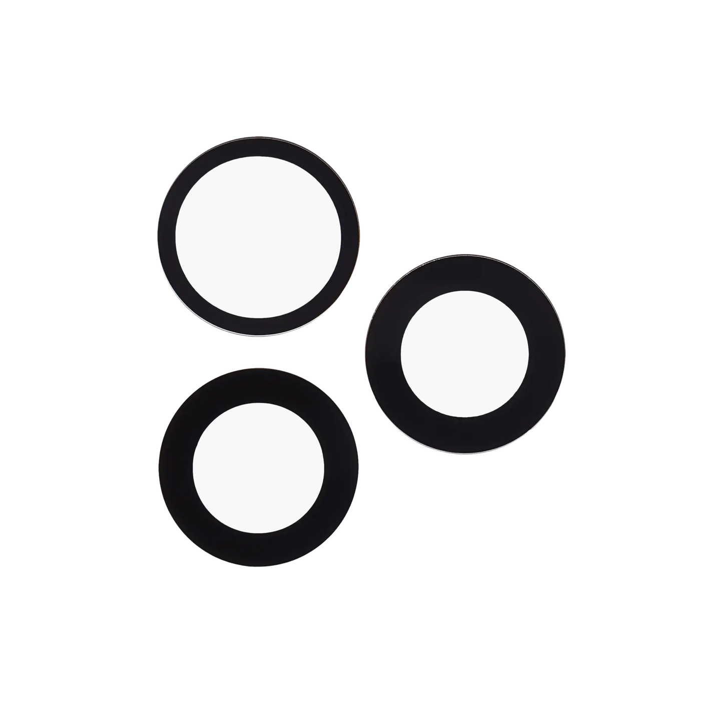Back Camera Lens (Glass Only) With Adhesive For iPhone 17 Pro / 17 Pro Max (3 Piece Set) (Aftermarket Plus) (10 Pack)
