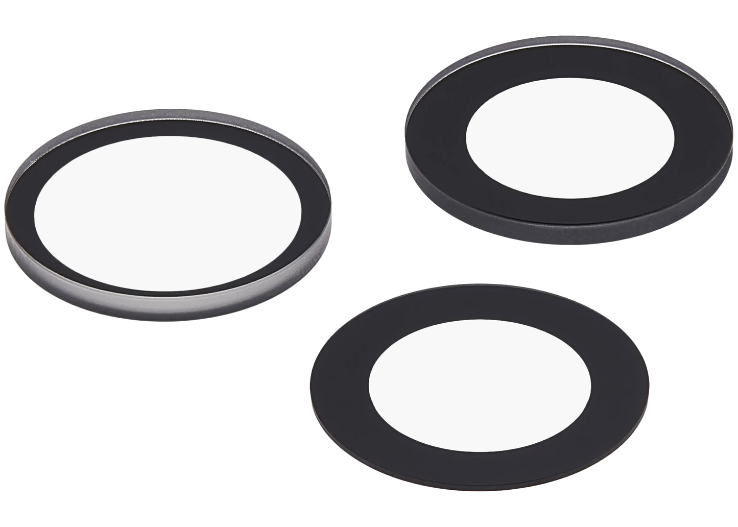 Back Camera Lens (Glass Only) With Adhesive For iPhone 17 Pro / 17 Pro Max (3 Piece Set) (Aftermarket Plus) (10 Pack)